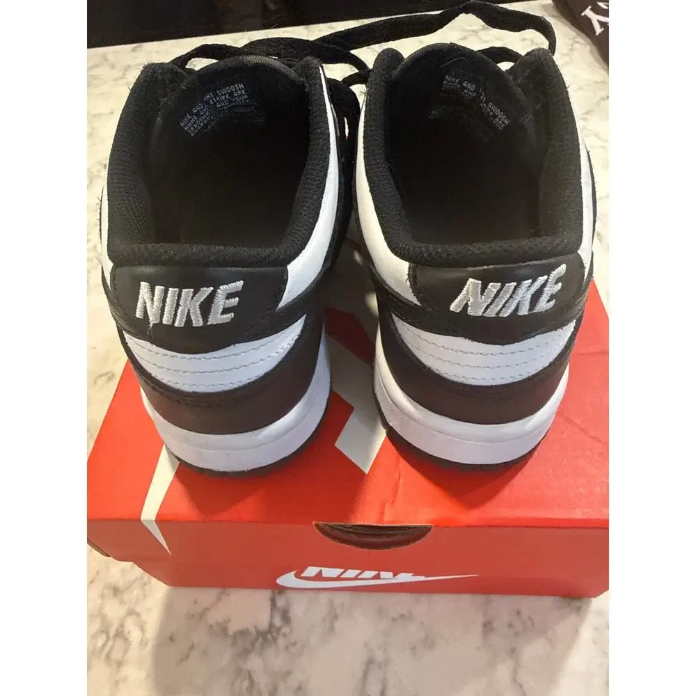 Nike Dunk Low GS Panda Black White Kids Size 5Y CW1590-100 w/ Box